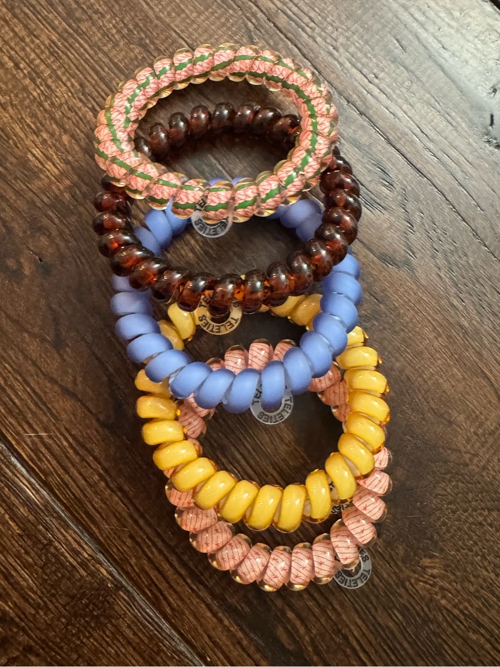 Teleties Regular Stretch Hair Bracelets - Bundle of 5 Assorted